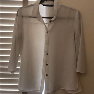 Zara Basic Collection White Top